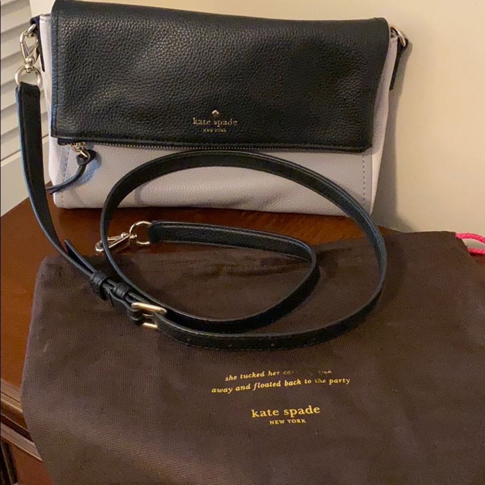 Kate Spade Black and gray Crossbody Bag